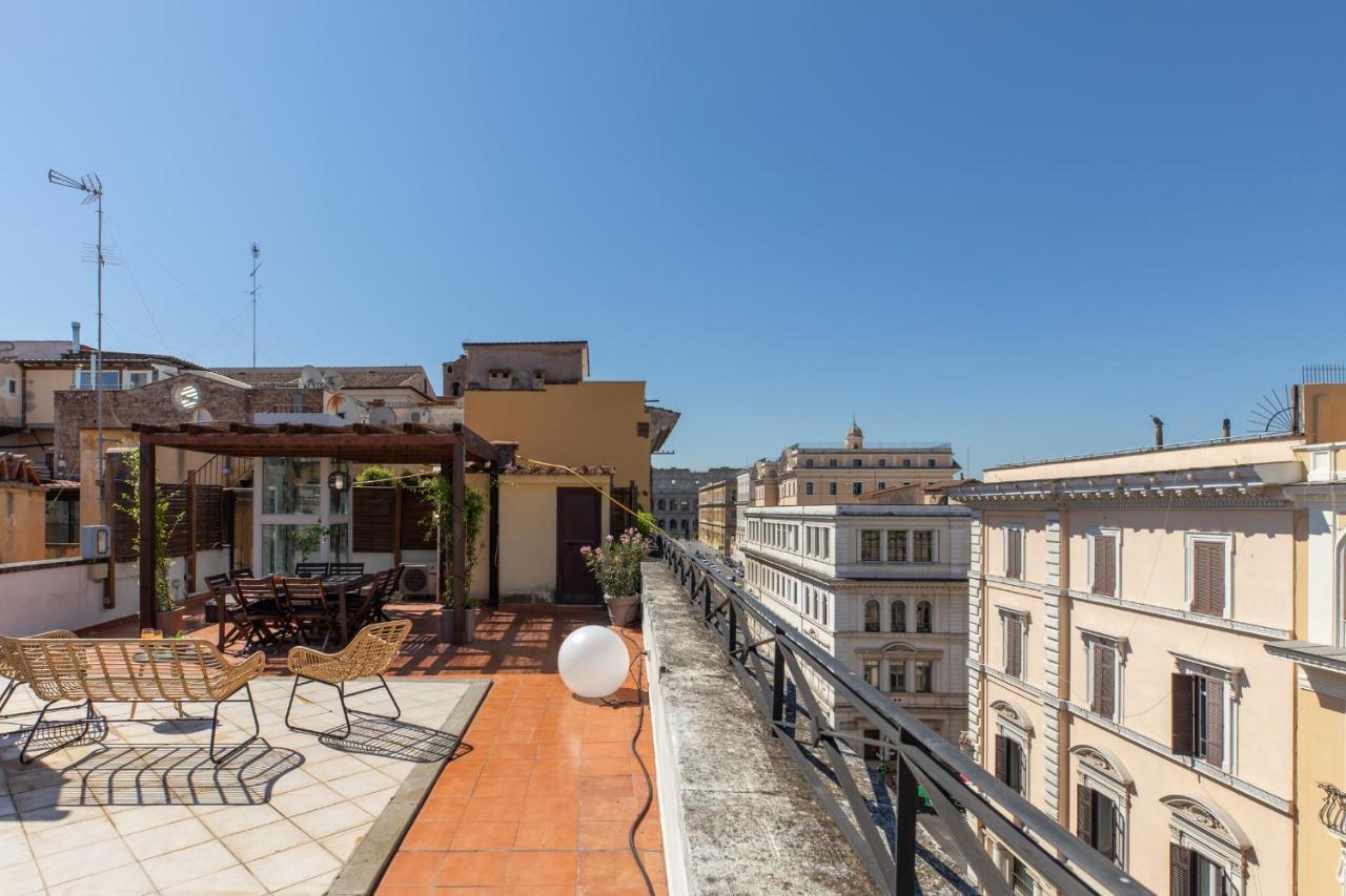 Apartmán Iflat Monti Penthouse Panoramic View Řím Exteriér fotografie