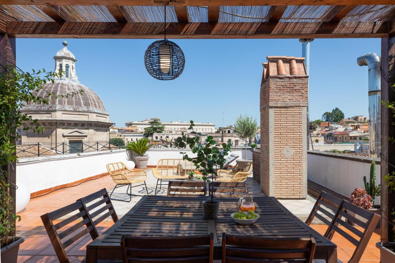 Apartmán Iflat Monti Penthouse Panoramic View Řím Exteriér fotografie