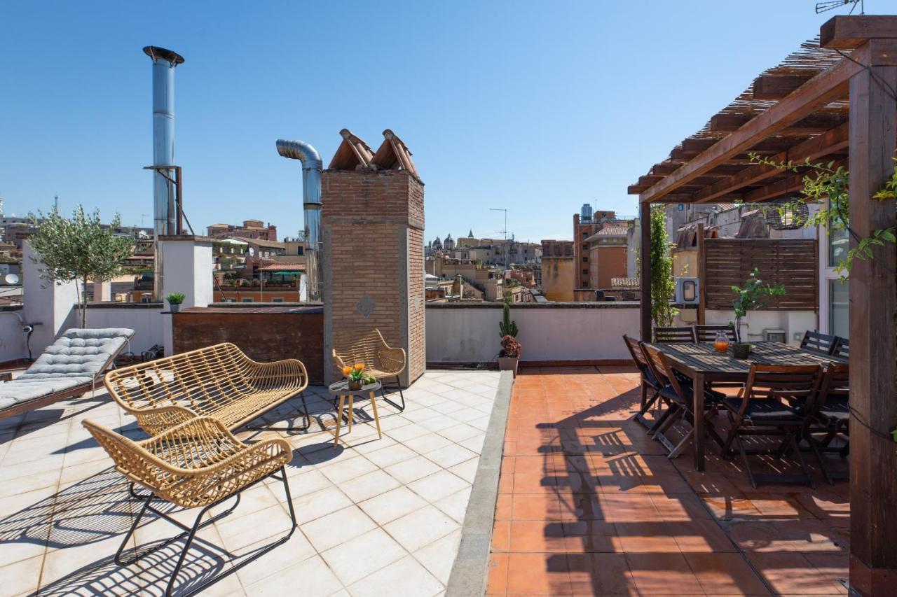 Apartmán Iflat Monti Penthouse Panoramic View Řím Exteriér fotografie