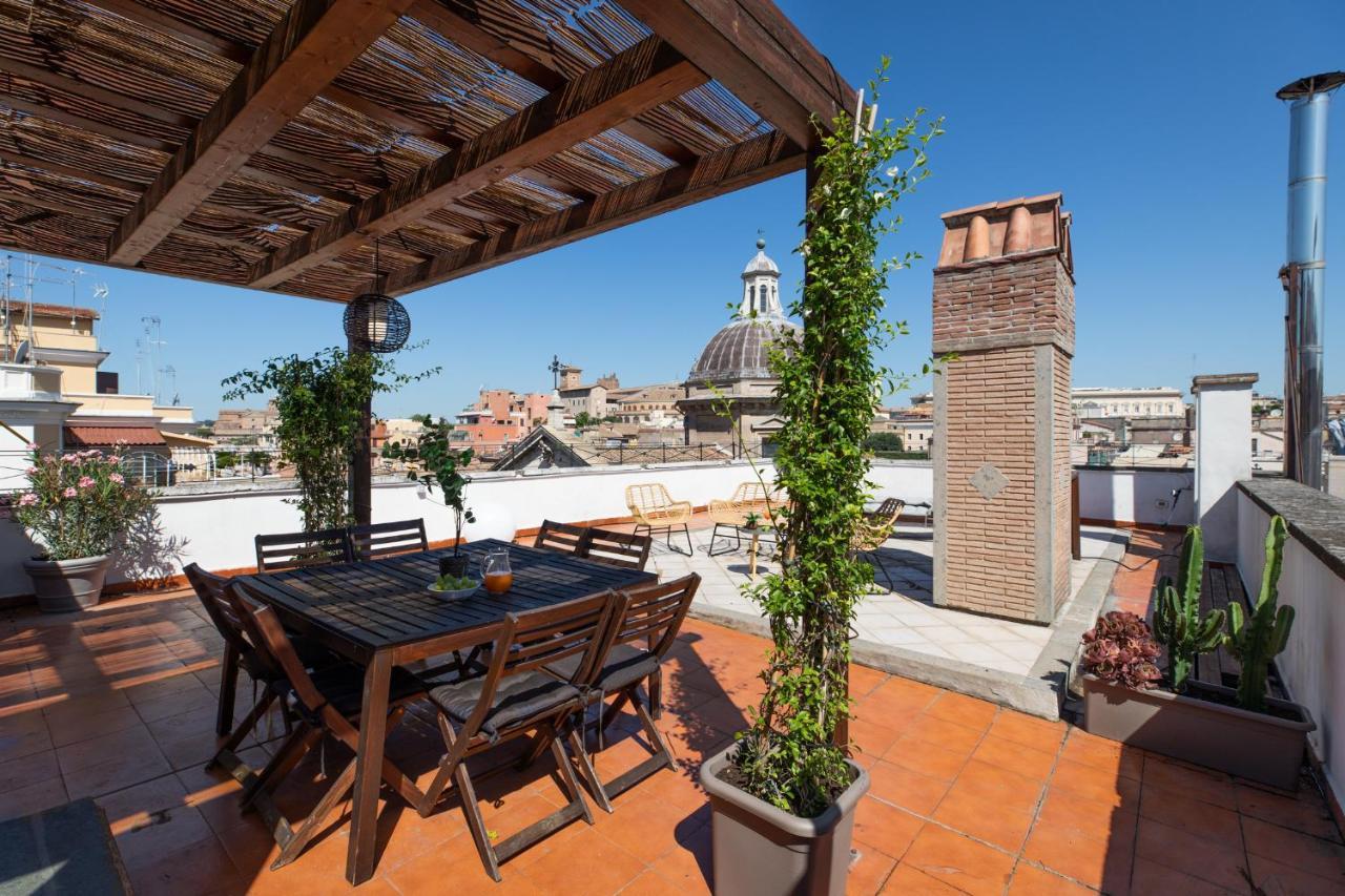 Apartmán Iflat Monti Penthouse Panoramic View Řím Exteriér fotografie